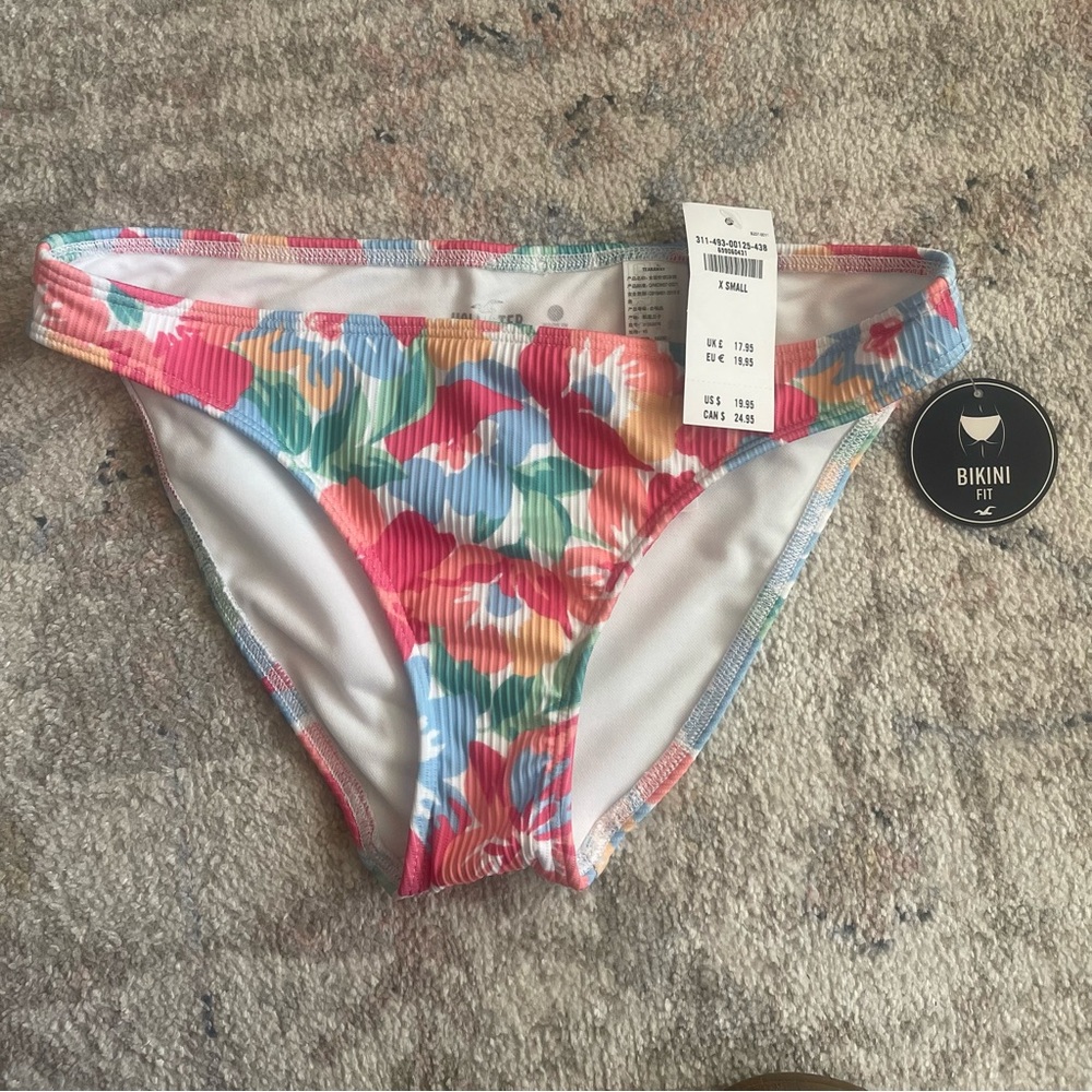 Hollister Floral Bikini Bottom